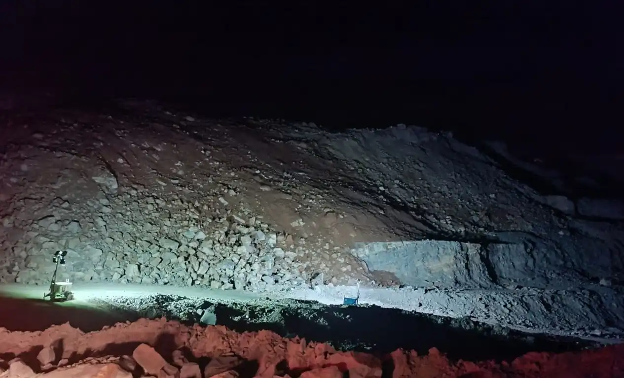Soma’da Maden Ocağında Toprak Kayması Meydana Geldi